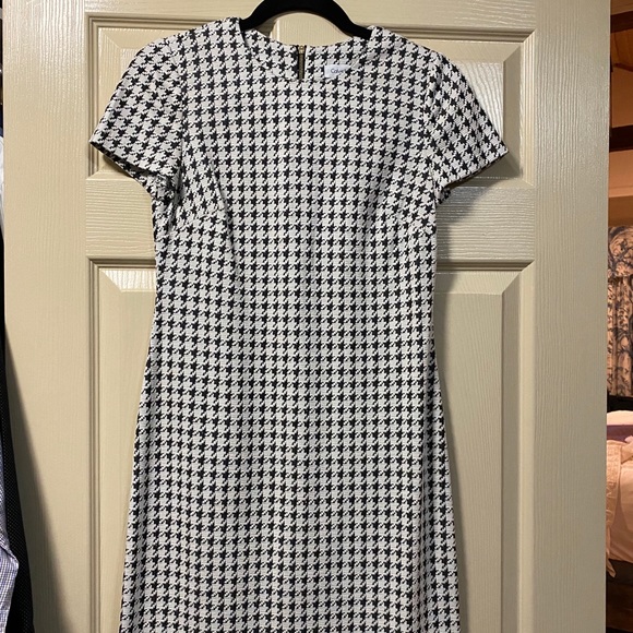 calvin klein houndstooth dress